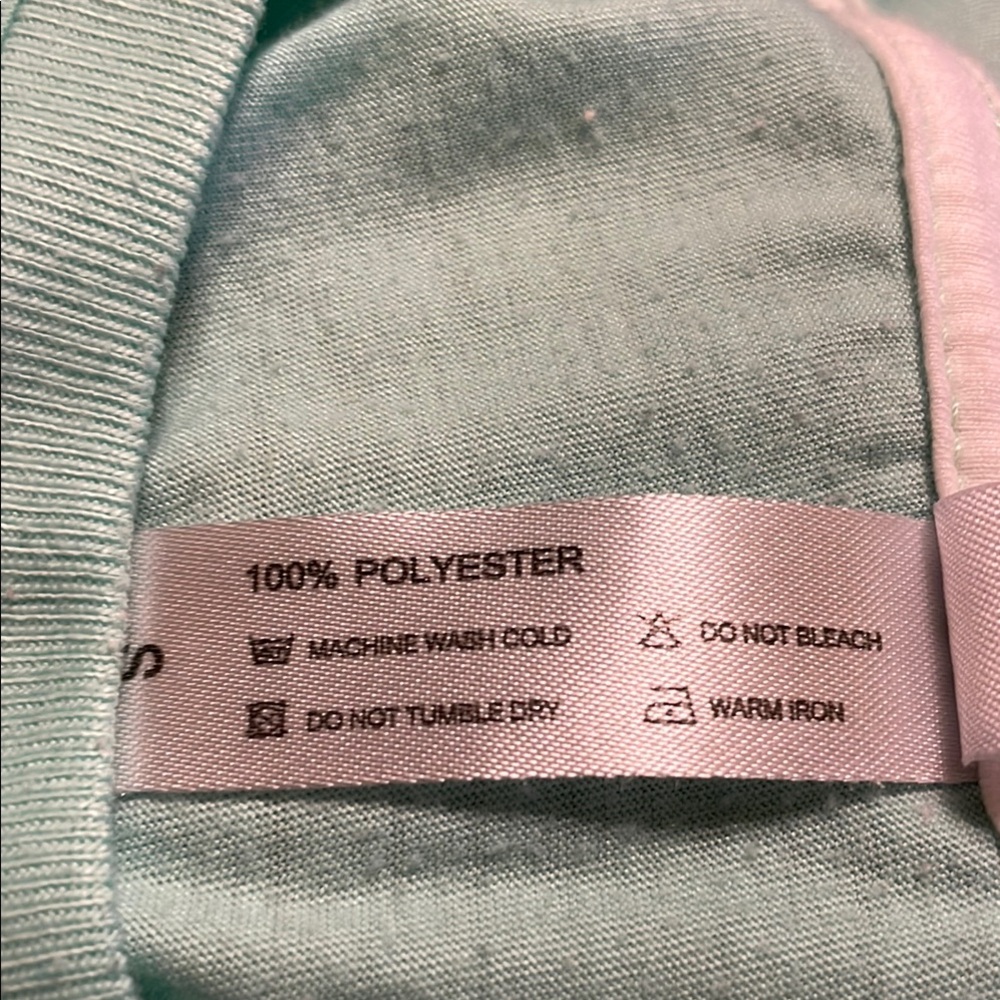 Bubbakins Mint Green Motivational Quote Graphic Tee Juniors S - Picture 5 of 5